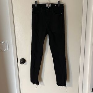 Frame Black Skinny Jeans